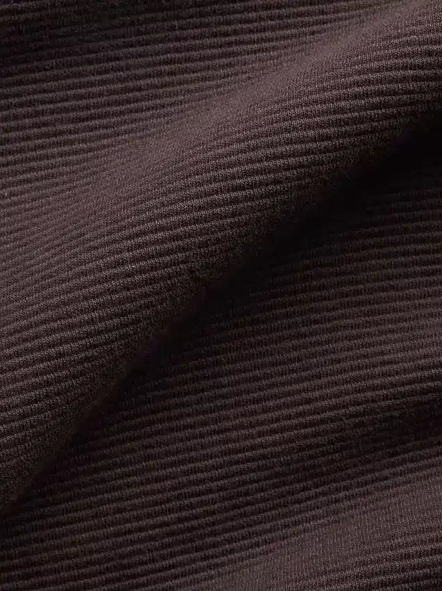 Teksturowana bawełniana bluza oversize z półzamkiem