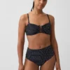 Top bikini typu bandeau z możliwością przekształcenia