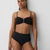 Top bikini typu bandeau z możliwością przekształcenia