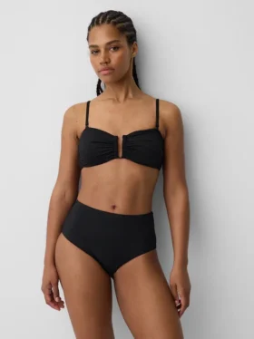 Top bikini typu bandeau z możliwością przekształcenia