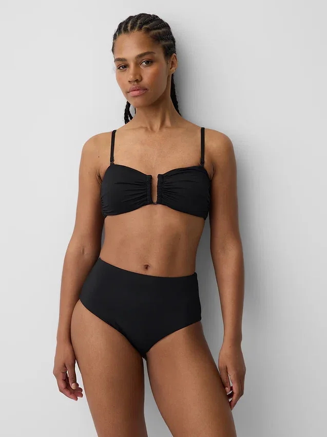 Top bikini typu bandeau z możliwością przekształcenia