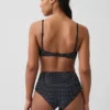 Top bikini typu bandeau z możliwością przekształcenia