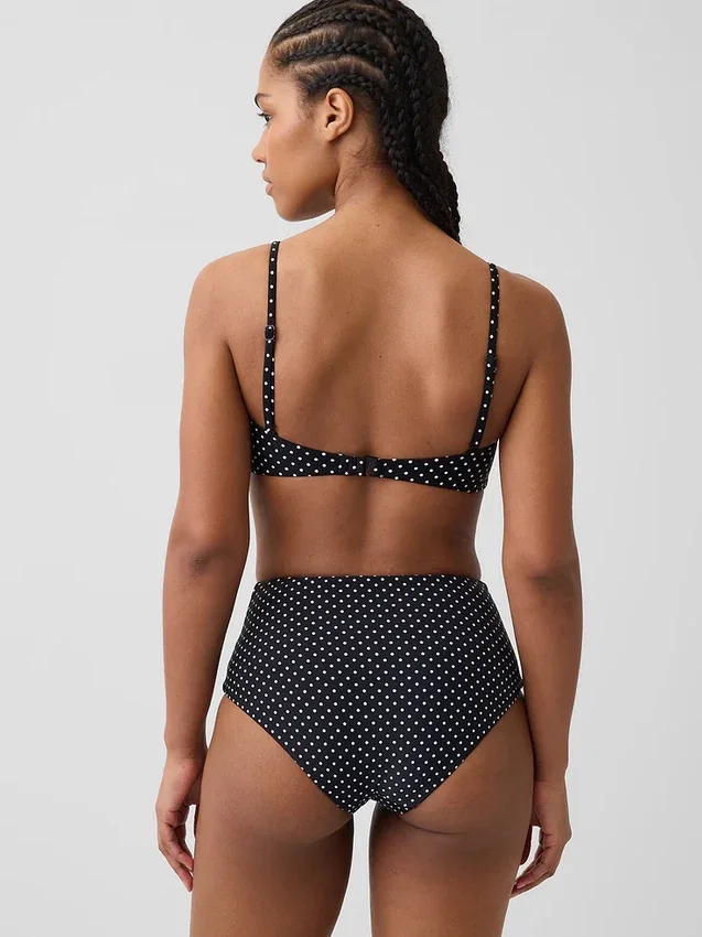 Top bikini typu bandeau z możliwością przekształcenia