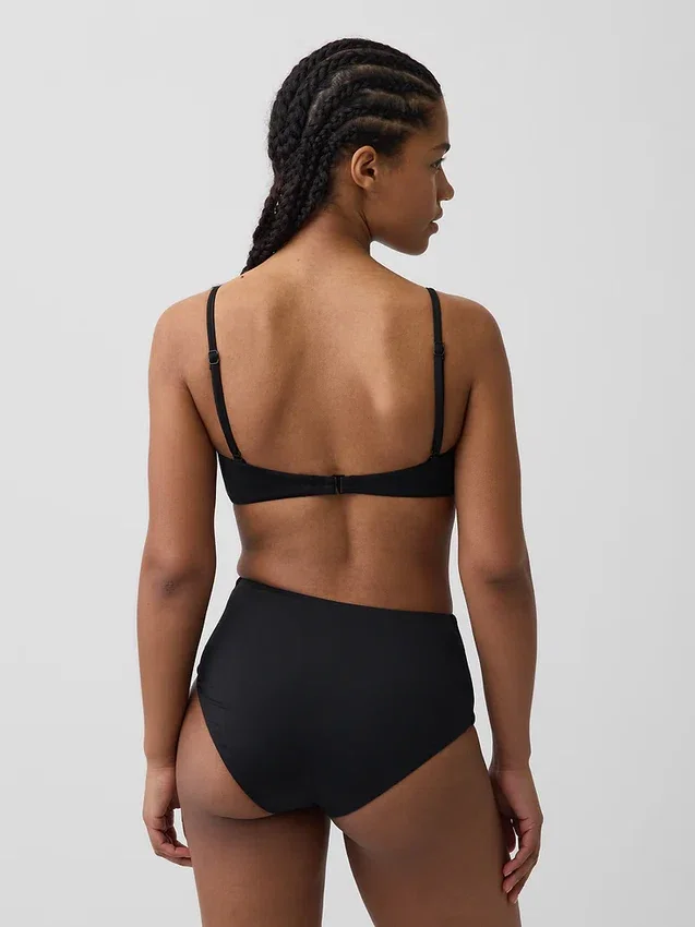 Top bikini typu bandeau z możliwością przekształcenia