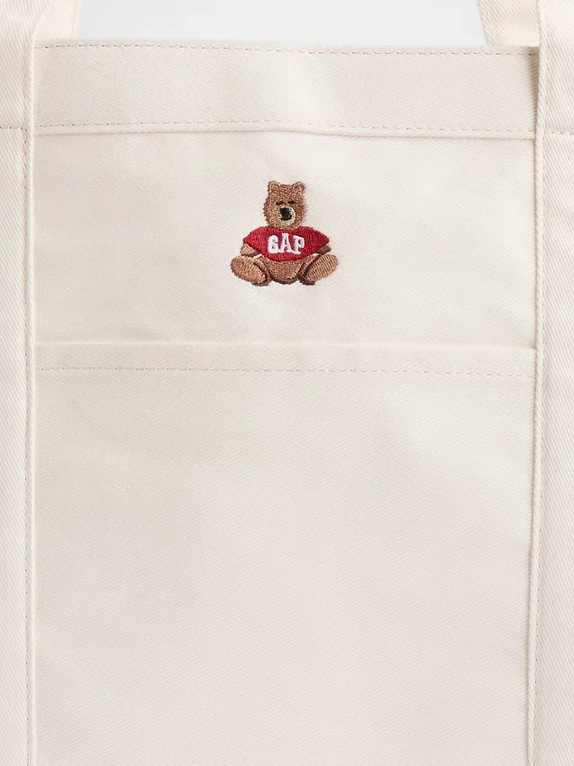 Torba z dżinsu z logo Brannan Bear