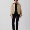 Vintage Slim Jeans o średnim stanie