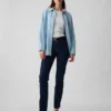 Vintage Slim Jeans o średnim stanie