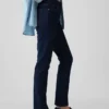 Vintage Slim Jeans o średnim stanie