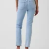 Vintage Slim Jeans o średnim stanie