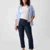Vintage Slim Jeans o średnim stanie