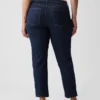 Vintage Slim Jeans o średnim stanie