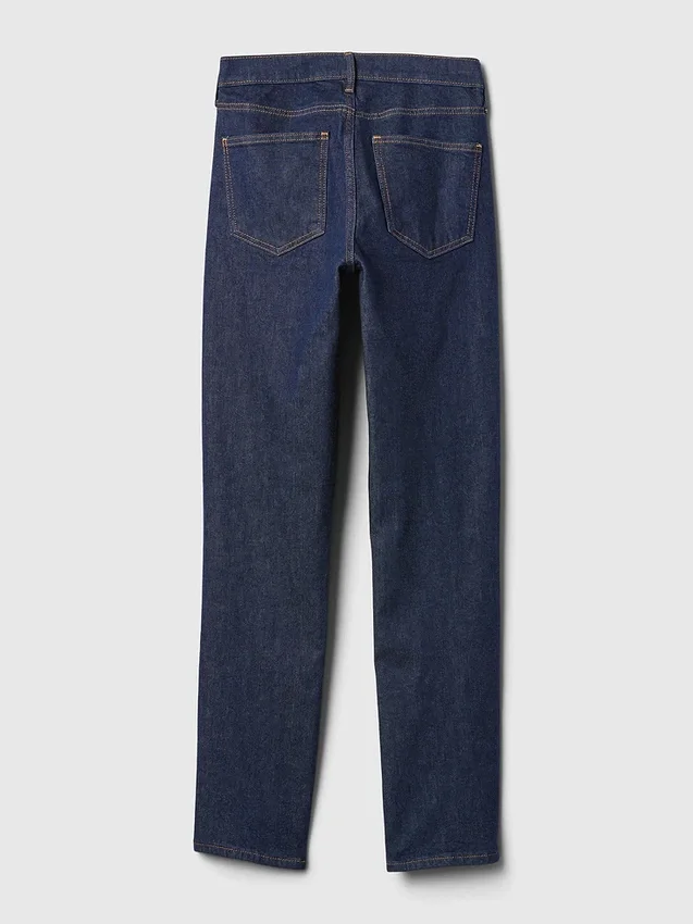 Vintage Slim Jeans o średnim stanie