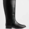 Wegańskie skórzane buty jeździeckie