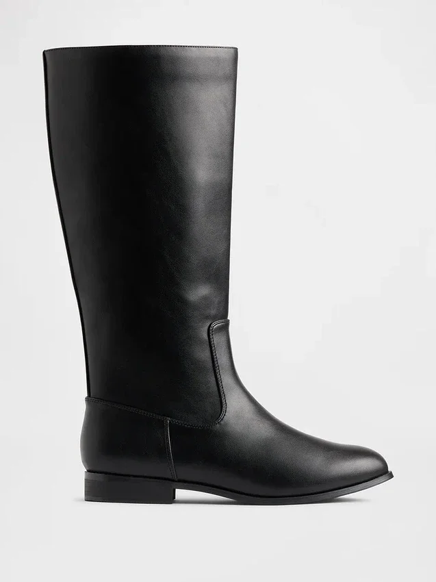 Wegańskie skórzane buty jeździeckie