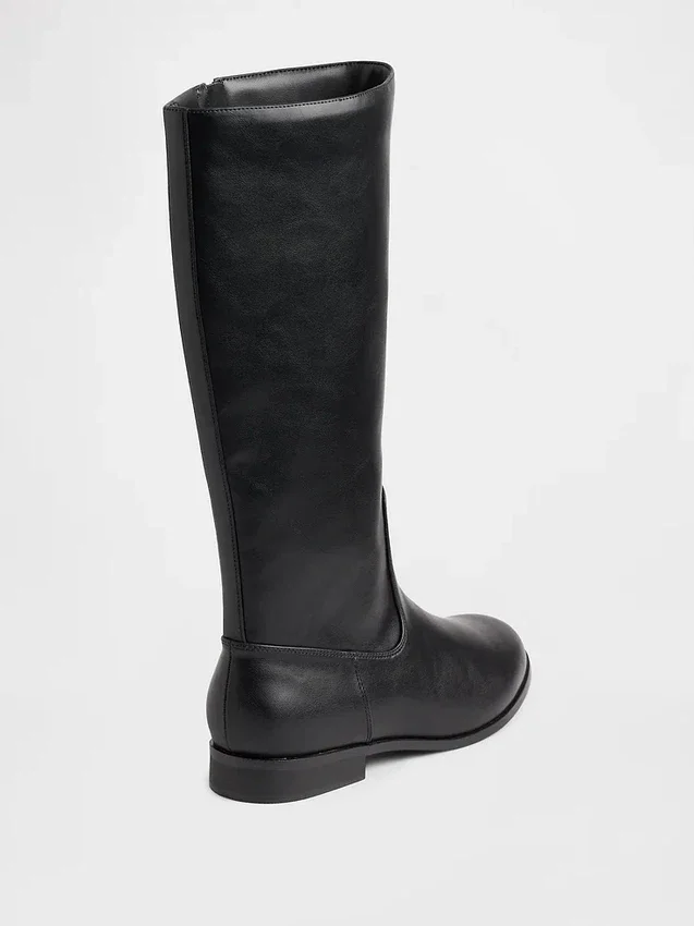 Wegańskie skórzane buty jeździeckie