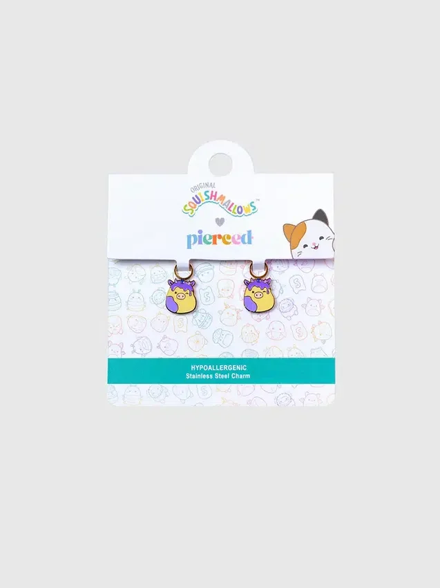 Wisiorki Pierced Co Squishmallows Benito do kolczyków typu huggie
