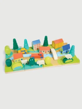 Zabawka – puzzle „Małe miasteczko”