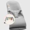 Zestaw Babybjorn 3D Jersey i leżaczek z miękką zabawką Bliss