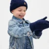 Zestaw czapki i rękawiczek z dzianiny typu cable-knit z serii CashSoft dla Niemowląt i Maluchów