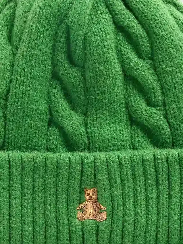 Zestaw czapki i rękawiczek z dzianiny typu cable-knit z serii CashSoft dla Niemowląt i Maluchów