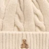 Zestaw czapki i rękawiczek z dzianiny typu cable-knit z serii CashSoft dla Niemowląt i Maluchów