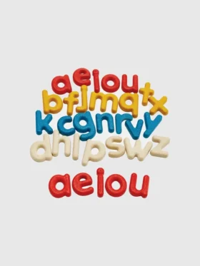 Zestaw do nauki małych liter alfabetu