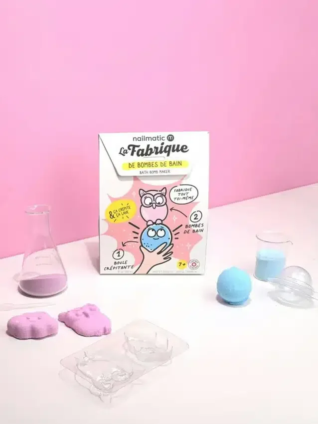 Zestaw do tworzenia kulek do kąpieli Nailmatic z musującą kulką