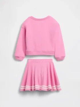 Zestaw GAP × Disney Niemowlęta i Maluchy z fartuszkową spódniczką z miękkiej frotte Vintagesoft