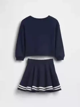 Zestaw GAP × Disney Niemowlęta i Maluchy z fartuszkową spódniczką z miękkiej frotte Vintagesoft