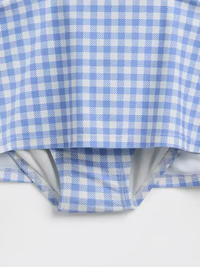Zestaw kąpielowy dla dzieci: tankini i spódniczka-szorty