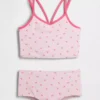 Zestaw kąpielowy dla dzieci: top tankini i szorty typu boy short