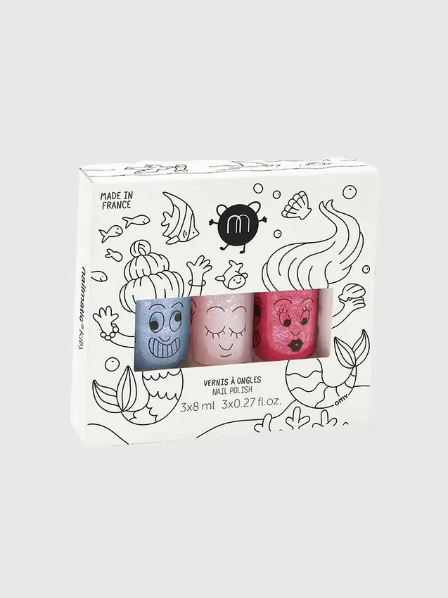 Zestaw lakierów do paznokci Nailmatic „Las Mermaid”