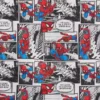 Zestaw piżamowy dla dzieci Spider-Man z organicznej szczotkowanej bawełny w formie szortów