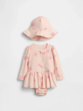 Zestaw pływacki dla niemowląt „Baby Strawberry Rash Guard”
