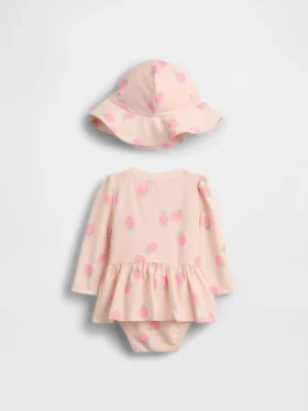 Zestaw pływacki dla niemowląt „Baby Strawberry Rash Guard”