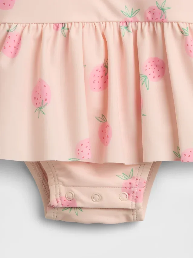 Zestaw pływacki dla niemowląt „Baby Strawberry Rash Guard”