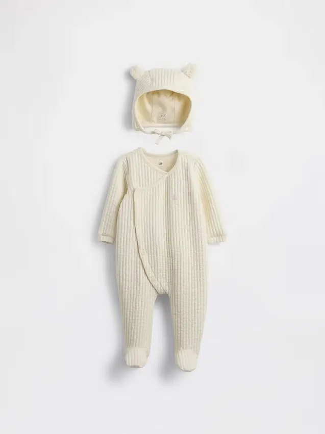 Zestaw ubranek „Baby First Favorites” z krzyżowanym dekoltem
